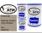 Preview: Chevrolet, Medium Smoke Gray Metallic, 90 / WA9191: 500ml Lackdose + 500ml Klarlack + 250ml Härter - Set, von ATW Autoteile West.